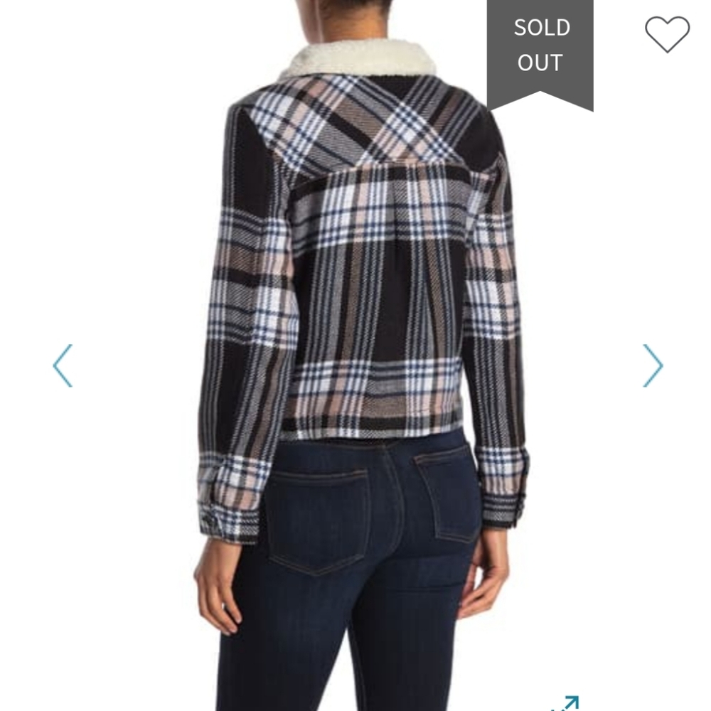Susina | NWT plaid faux shearling jacket 2X - Picture 7 of 8